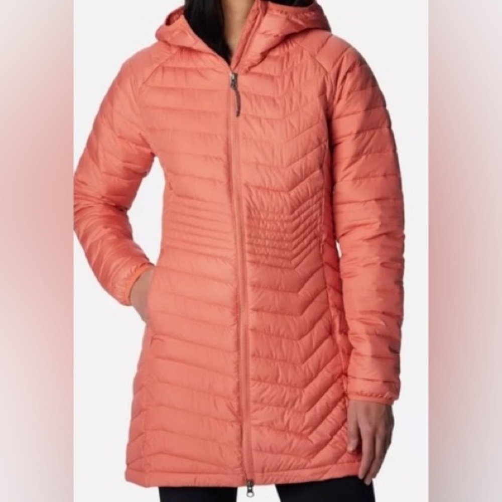 Columbia Women's Vibrant Coral Puffer Jacket